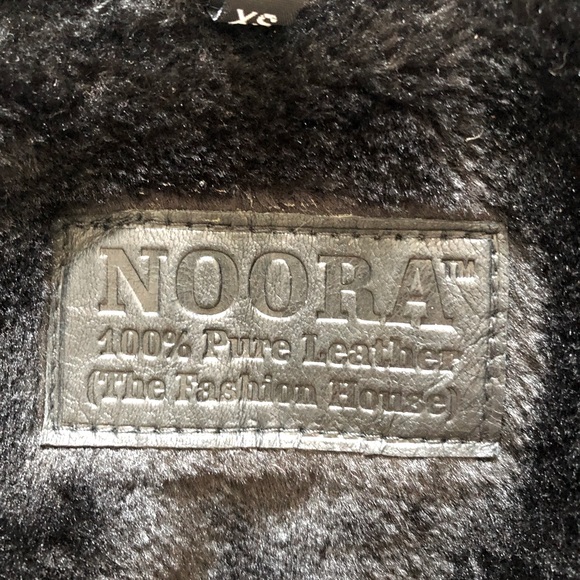 NOORA Women’s Black Pure Leather Jacket Size XS - Picture 9 of 13